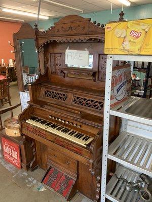 Front door - free piano!