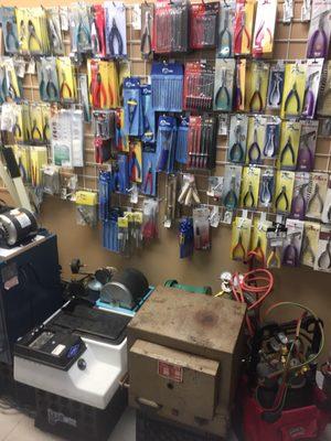 Lots of jewelry tools