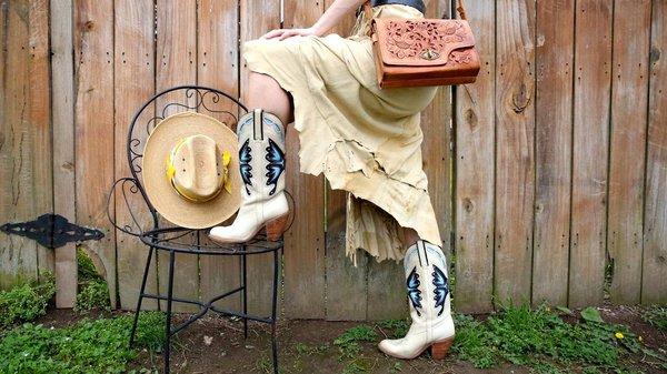 Vintage boots and accessories