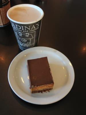 Black Forest Mocha and Peanut Butter Brownie