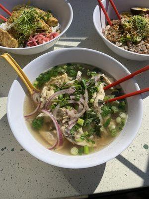 Birdcage Pho. All the birds in this bowl.