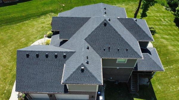 New Roof, New Look - Protect your home with a roof replacement by Miami Valley Roofing & Restoration LLC. #OhioRoofReplacement