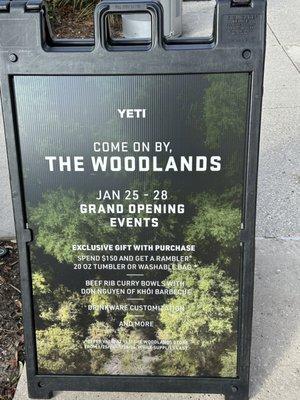 Grand opening events