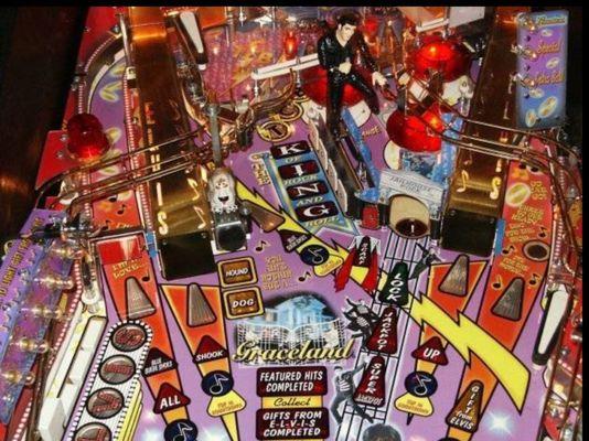 Elvis pinball machine