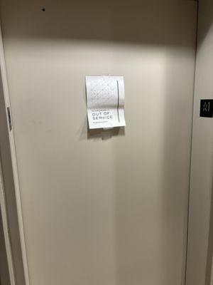 Elevator out of order