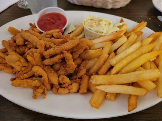 Clam strips dinner