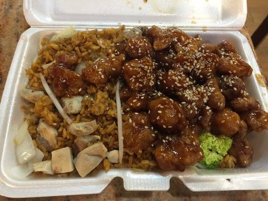 Sesame Chicken Combo