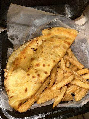 Chicken tender quesadilla