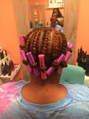 Color and two strand twist