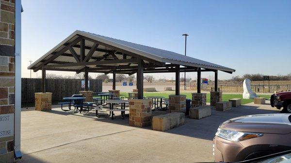 covered picnic area