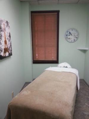 Relaxing treatment rooms!