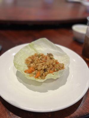 Chicken lettuce wrap