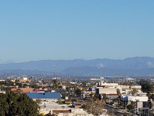 Can you spot the Hollywood sign?