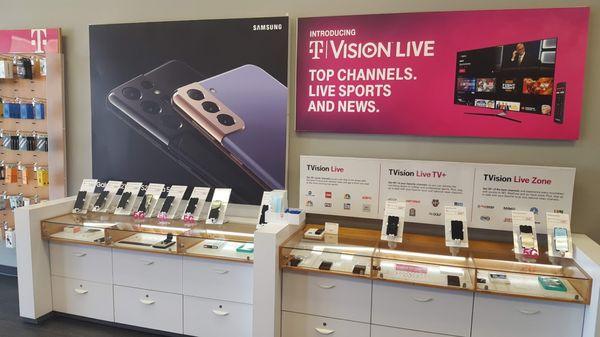 Inside T-Mobile Store