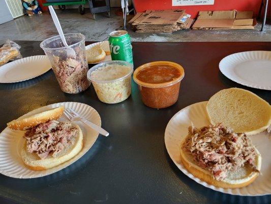 Family Pulled Pork Combo