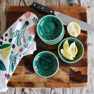 Prep Bowls in Emerald Green