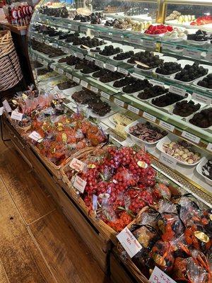 Wide variety of candy and chocolate.