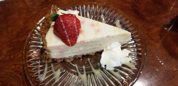 Key lime strawberry pie.  This was really good