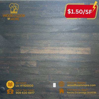 European Oak Hardwood on sale for $1.50/SF

Thickness: 5/8in
Width: 7.5in
Length: Random up to 72in 
SF/Box: 31.10
While supplies last