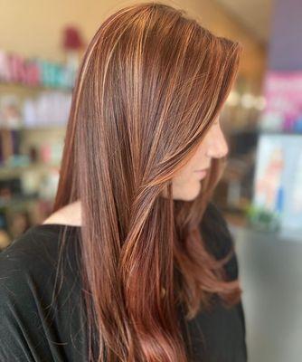 Dimensional red Color by Amanda