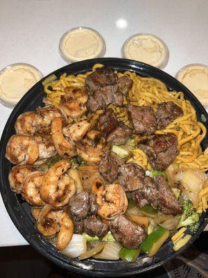 Hibachi Filet Mignon & Shrimp