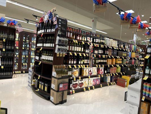 Wine section