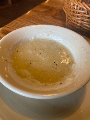 Watery grits‍