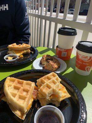 Breakfast waffle