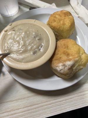 Biscuits and gravy