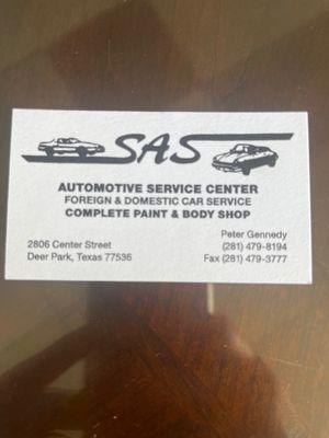 Sas Automotive Service Center