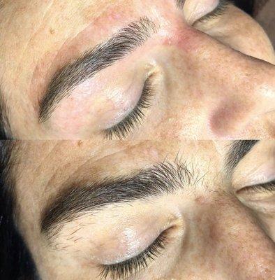 Brow Wax Before & After