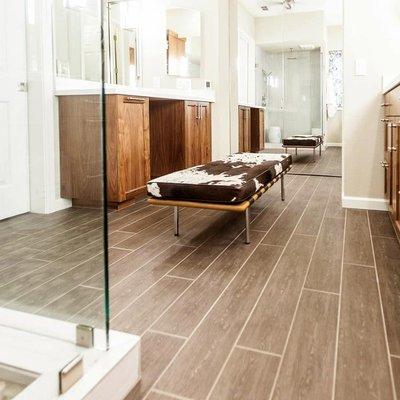 Tile flooring