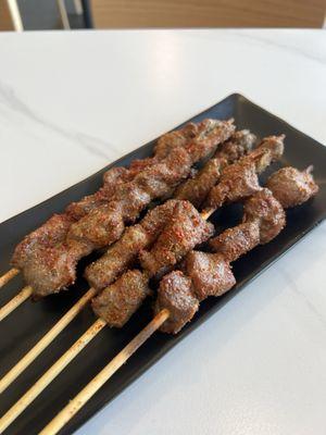 Lamb skewers - must order!