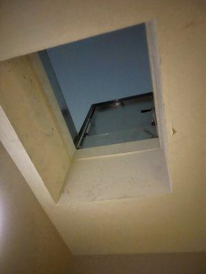 AllTemp left the roof hatch to our A/C unit open for over a week, leading to water damage.