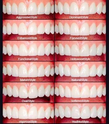 Different smile designs!