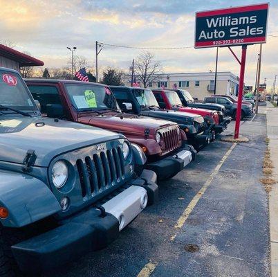 Stop in to see our selection of quality pre-owned Wranglers!