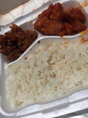 General Tao's and Pineapple Chicken