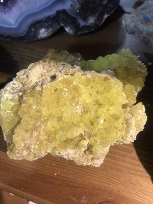 Yellow sulfur- rare