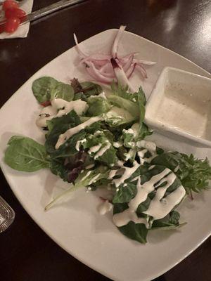 Garden salad ranch dressing