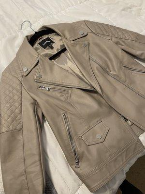 Express leather jacket ($16) original price $90