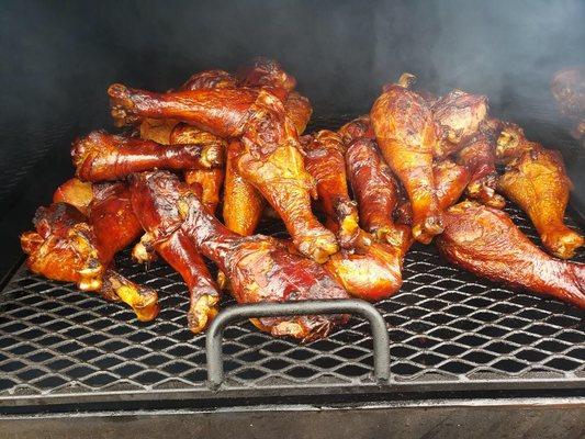 Delectable Smoked Turkey Legs