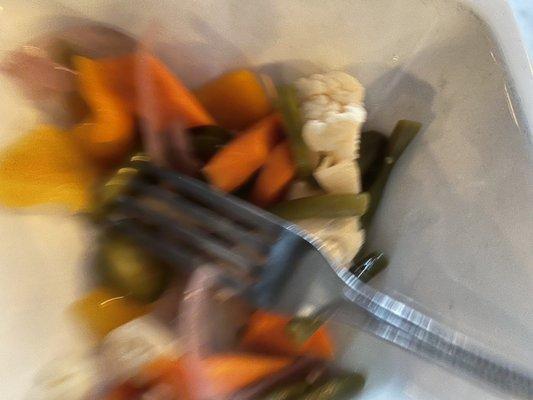 Artistic pic of pickled vegetables