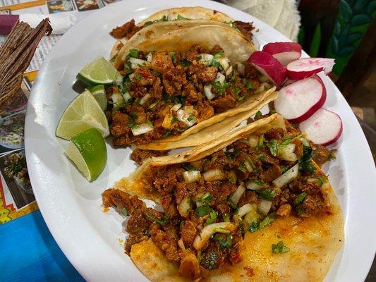 Spicy meat Tacos. Must try food.