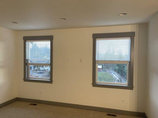 Blinds installation