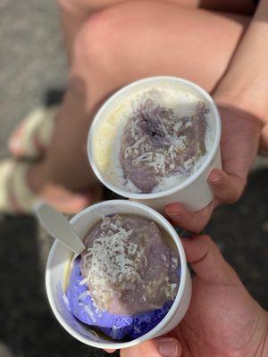 Pa'i'ai Bomb with Ube and Kulolo