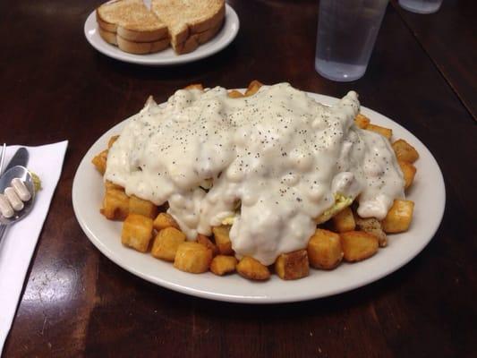 Chicken fried steak skillet! Yum!!