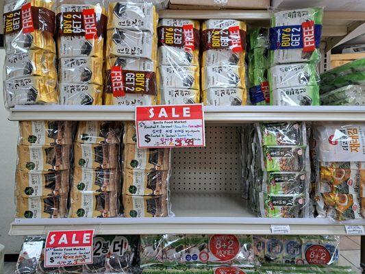 Seaweed snacks sale