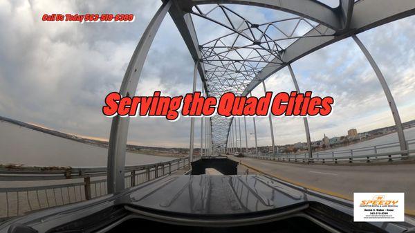 We Speedy provide services all over the Quad Cities and surrounding areas.