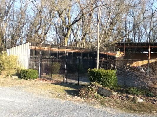 Bunkhouse in rear of C&O Bicycle