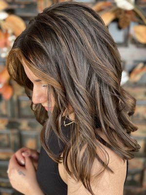 Brunette balyage